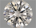 Natural Diamond 0.71 Carats, Round with Excellent Cut, K Color, SI1 Clarity and Certified by IGI