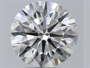 Picture of Natural Diamond 3.20 Carats, Round with Excellent Cut, E Color, SI1 Clarity and Certified by GIA