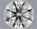 Natural Diamond 0.51 Carats, Round with Very Good Cut, J Color, VS1 Clarity and Certified by GIA