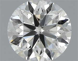 Picture of Natural Diamond 0.51 Carats, Round with Very Good Cut, J Color, VS1 Clarity and Certified by GIA