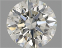 Natural Diamond 0.60 Carats, Round with Excellent Cut, I Color, VS2 Clarity and Certified by IGI