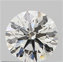 Natural Diamond 0.50 Carats, Round with Very Good Cut, J Color, IF Clarity and Certified by GIA