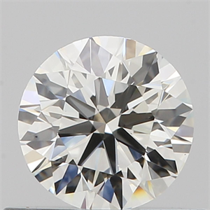 Picture of Natural Diamond 0.50 Carats, Round with Very Good Cut, J Color, IF Clarity and Certified by GIA