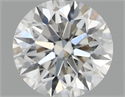 Natural Diamond 0.46 Carats, Round with Excellent Cut, F Color, SI2 Clarity and Certified by GIA