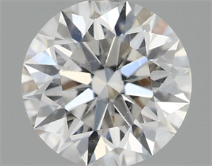 Picture of Natural Diamond 0.46 Carats, Round with Excellent Cut, F Color, SI2 Clarity and Certified by GIA