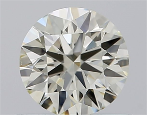 Picture of Natural Diamond 0.59 Carats, Round with Excellent Cut, J Color, VS2 Clarity and Certified by IGI