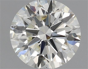 Picture of Natural Diamond 0.50 Carats, Round with Excellent Cut, J Color, VS2 Clarity and Certified by IGI