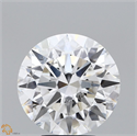 Natural Diamond 5.01 Carats, Round with Excellent Cut, F Color, SI2 Clarity and Certified by GIA