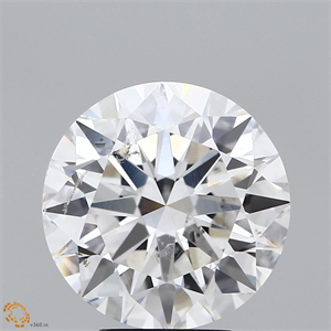 Picture of Natural Diamond 5.01 Carats, Round with Excellent Cut, F Color, SI2 Clarity and Certified by GIA