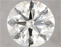 Natural Diamond 3.16 Carats, Round with Excellent Cut, K Color, VVS1 Clarity and Certified by GIA