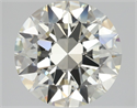 Natural Diamond 2.01 Carats, Round with Excellent Cut, I Color, VS1 Clarity and Certified by IGI