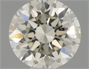 Natural Diamond 0.51 Carats, Round with Excellent Cut, I Color, SI2 Clarity and Certified by IGI