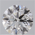 Natural Diamond 0.40 Carats, Round with Very Good Cut, D Color, SI2 Clarity and Certified by GIA