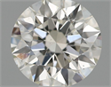 Natural Diamond 0.50 Carats, Round with Excellent Cut, H Color, SI1 Clarity and Certified by IGI