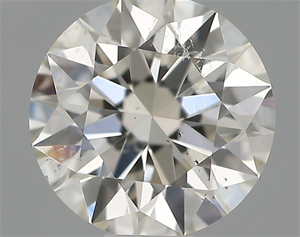 Picture of Natural Diamond 0.50 Carats, Round with Excellent Cut, H Color, SI1 Clarity and Certified by IGI