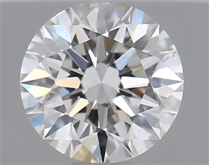 Picture of Natural Diamond 0.41 Carats, Round with Excellent Cut, G Color, VVS1 Clarity and Certified by GIA