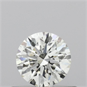 Natural Diamond 0.45 Carats, Round with Excellent Cut, J Color, SI1 Clarity and Certified by GIA