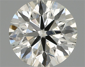 Picture of Natural Diamond 0.50 Carats, Round with Excellent Cut, I Color, SI2 Clarity and Certified by IGI