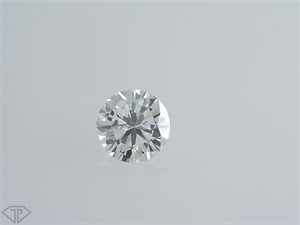 Picture of Natural Diamond 0.40 Carats, Round with Good Cut, H Color, VVS1 Clarity and Certified by GIA