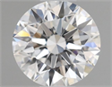 Natural Diamond 0.43 Carats, Round with Excellent Cut, F Color, VS1 Clarity and Certified by GIA