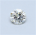 Natural Diamond 0.40 Carats, Round with Very Good Cut, I Color, VS2 Clarity and Certified by GIA