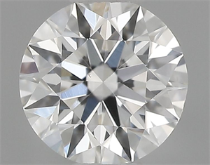 Picture of Natural Diamond 0.40 Carats, Round with Excellent Cut, G Color, VS2 Clarity and Certified by GIA