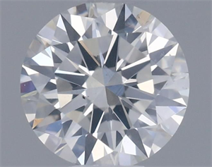 Picture of Natural Diamond 0.40 Carats, Round with Excellent Cut, H Color, SI2 Clarity and Certified by GIA