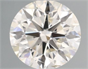 Natural Diamond 0.47 Carats, Round with Excellent Cut, H Color, SI1 Clarity and Certified by IGI