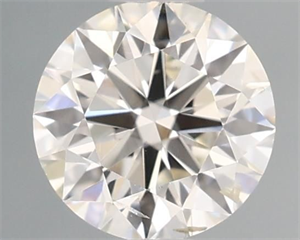 Picture of Natural Diamond 0.47 Carats, Round with Excellent Cut, H Color, SI1 Clarity and Certified by IGI