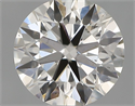 Natural Diamond 0.51 Carats, Round with Excellent Cut, G Color, SI1 Clarity and Certified by IGI