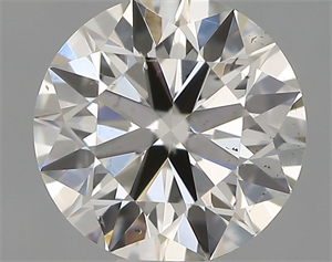 Picture of Natural Diamond 0.51 Carats, Round with Excellent Cut, G Color, SI1 Clarity and Certified by IGI