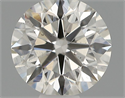 Natural Diamond 0.41 Carats, Round with Excellent Cut, H Color, VS2 Clarity and Certified by IGI