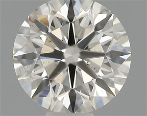 Picture of Natural Diamond 0.41 Carats, Round with Excellent Cut, H Color, VS2 Clarity and Certified by IGI