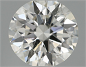 Natural Diamond 0.50 Carats, Round with Excellent Cut, H Color, SI1 Clarity and Certified by IGI