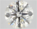 Natural Diamond 3.01 Carats, Round with Excellent Cut, I Color, VS1 Clarity and Certified by IGI