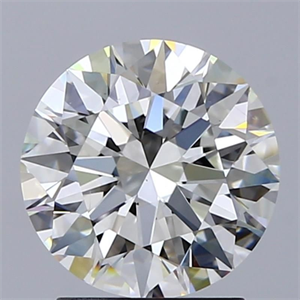 Picture of Natural Diamond 2.00 Carats, Round with Excellent Cut, H Color, VS2 Clarity and Certified by GIA