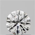 Natural Diamond 0.50 Carats, Round with Good Cut, H Color, SI1 Clarity and Certified by GIA