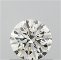 Natural Diamond 0.60 Carats, Round with Excellent Cut, K Color, SI1 Clarity and Certified by GIA