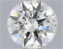 Natural Diamond 0.51 Carats, Round with Excellent Cut, J Color, VS2 Clarity and Certified by GIA