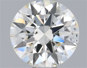 Picture of Natural Diamond 0.51 Carats, Round with Excellent Cut, J Color, VS2 Clarity and Certified by GIA