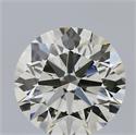 Natural Diamond 0.61 Carats, Round with Excellent Cut, I Color, VS1 Clarity and Certified by IGI