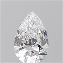 Natural Diamond 0.80 Carats, Pear with  Cut, D Color, VS1 Clarity and Certified by GIA