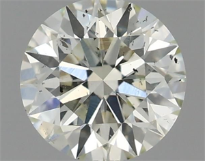 Picture of Natural Diamond 0.40 Carats, Round with Excellent Cut, J Color, SI1 Clarity and Certified by IGI