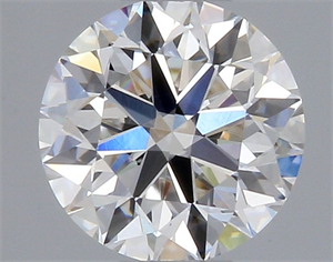 Picture of Natural Diamond 0.40 Carats, Round with Very Good Cut, H Color, VVS1 Clarity and Certified by GIA