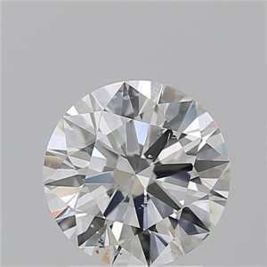 Picture of Natural Diamond 2.01 Carats, Round with Excellent Cut, G Color, SI2 Clarity and Certified by GIA