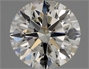 Natural Diamond 2.10 Carats, Round with Excellent Cut, J Color, VS2 Clarity and Certified by GIA