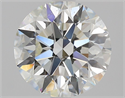 Natural Diamond 2.01 Carats, Round with Excellent Cut, I Color, VS2 Clarity and Certified by GIA