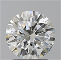 Natural Diamond 2.16 Carats, Round with Excellent Cut, J Color, SI1 Clarity and Certified by GIA