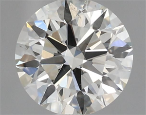 Picture of Natural Diamond 0.61 Carats, Round with Excellent Cut, J Color, VS2 Clarity and Certified by IGI