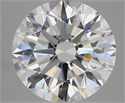 Natural Diamond 5.01 Carats, Round with Excellent Cut, G Color, SI1 Clarity and Certified by GIA